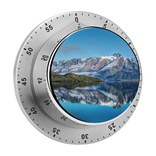 yanfind Timer Trey Ratcliff Snow Mountains Lake Reflection Sky Landscape Clouds 60 Minutes Mechanical Visual Timer