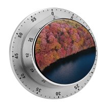 yanfind Timer Aaron Burden Colorful Forest Trees Aerial Lake River Scenic 60 Minutes Mechanical Visual Timer