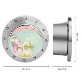 yanfind Timer  Mum Little Outside Girl Garden Mother  Child Happy Daughter Playing 60 Minutes Mechanical Visual Timer