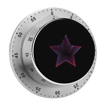 yanfind Timer Daniel Olah Abstract Dark  Neon 60 Minutes Mechanical Visual Timer