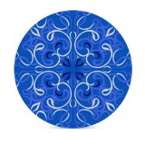 yanfind Ceramic Coasters (round) Spanish Portuguese Arabic Flooring Mexican Ceramics Flower Retro  Moroccan Curve Tradition Family Game Intellectual Educational Game Jigsaw Puzzle Toy Set