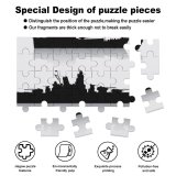 yanfind Picture Puzzle Battle Frigate Isolated Ship Warship Nautical USA Battleship Navy Vessel Silhouette Family Game Intellectual Educational Game Jigsaw Puzzle Toy Set