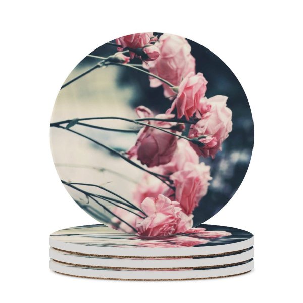 yanfind Ceramic Coasters (round) Geranium Images Carnation Rose Floral Flora Petal Stem Hibiscus Wallpapers Melancholia Plant Family Game Intellectual Educational Game Jigsaw Puzzle Toy Set