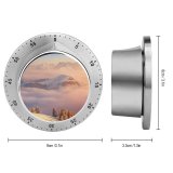 yanfind Timer Dominic Kamp Rigi Kulm Mount Rigi  Range Landscape Snow Covered Winter 60 Minutes Mechanical Visual Timer