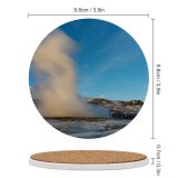 yanfind Ceramic Coasters (round) Eruption Iceland Pictures PNG Outdoors Snæfellsnes Pier Dock Volcano Port Waterfront Family Game Intellectual Educational Game Jigsaw Puzzle Toy Set
