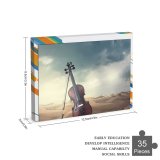 yanfind Picture Puzzle Alexandra Gruber Violin Musical Desert Storm Family Game Intellectual Educational Game Jigsaw Puzzle Toy Set