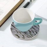 yanfind Ceramic Coasters (round) Waters Liquid  Ocean Sea Lake Leaf Reflection Plant Watercourse Tree Lily Family Game Intellectual Educational Game Jigsaw Puzzle Toy Set
