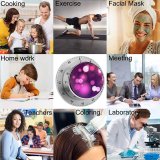 yanfind Timer Abstract Bokeh Purple Sparkles 60 Minutes Mechanical Visual Timer
