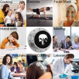 yanfind Timer TheGoldenBox Dark Minimal Punisher Marvel Comics Skull 60 Minutes Mechanical Visual Timer