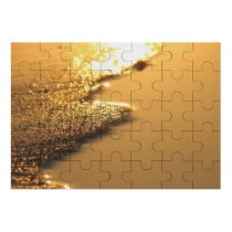 yanfind Picture Puzzle  Gold Sand Pool Beach  Warm  Puddle Smooth Sunset Coast Family Game Intellectual Educational Game Jigsaw Puzzle Toy Set