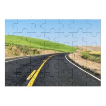 yanfind Picture Puzzle Youen California Meadow Road Landscape Scenery Beautiful Sky Clear Family Game Intellectual Educational Game Jigsaw Puzzle Toy Set