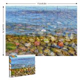 yanfind Picture Puzzle Rock Rocky Beach Sea Ocean Stone Wave Summer Coast Shore  Pool Family Game Intellectual Educational Game Jigsaw Puzzle Toy Set