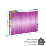 yanfind Picture Puzzle Purple Abstraction Generative Art  Motion Quiet Scratch Stripes Strikes Web Lines Family Game Intellectual Educational Game Jigsaw Puzzle Toy Set