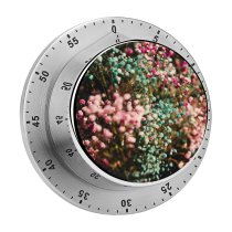 yanfind Timer Jerry Wang Flowers Colorful Flower Bouquet 60 Minutes Mechanical Visual Timer