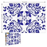 yanfind Picture Puzzle Spanish Portuguese Arabic Mexican Flooring Ceramics Flower Retro  Moroccan Curve Tradition Family Game Intellectual Educational Game Jigsaw Puzzle Toy Set