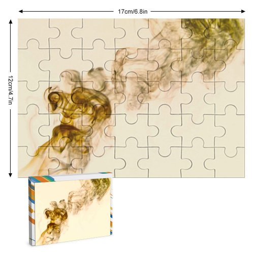 yanfind Picture Puzzle Abstract  Aroma Art Curve Dynamic Elegant Flow form Incense Magic Motion#355 Family Game Intellectual Educational Game Jigsaw Puzzle Toy Set