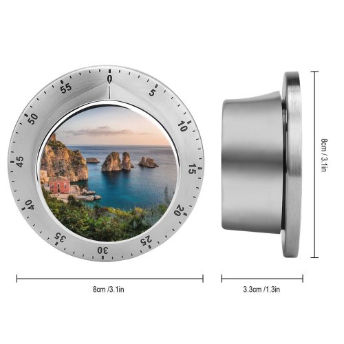 yanfind Timer Tonnara Di Scopello Historical Beach Seascape Ancient Rocks Italy 60 Minutes Mechanical Visual Timer