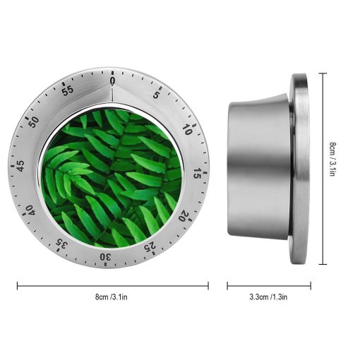 yanfind Timer Leaves Ferns Leaf Spring Closeup 60 Minutes Mechanical Visual Timer