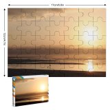 yanfind Picture Puzzle Sunrise  Rise Africa Beach Sand Sky Horizon Sea Sunset Cloud Ocean Family Game Intellectual Educational Game Jigsaw Puzzle Toy Set
