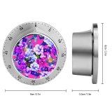 yanfind Timer Abstract Stylized Ornamental Garden Wash Ecology Colorful  Seamless Summer Paradise Vintage 60 Minutes Mechanical Visual Timer