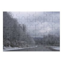 yanfind Picture Puzzle Road Winter Cloudy Fog Grey Romania Sky Snow Natural Landscape Tree Freezing Family Game Intellectual Educational Game Jigsaw Puzzle Toy Set