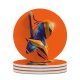 yanfind Ceramic Coasters (round) Deepak Bhatt Graphics CGI Deathstroke Supervillain  Comics Minimal Art Family Game Intellectual Educational Game Jigsaw Puzzle Toy Set