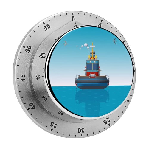 yanfind Timer Dimensional Harbor Leadership Sea Carrying Ship Tanker Guidance Cruise Lead Commercial Journey 60 Minutes Mechanical Visual Timer