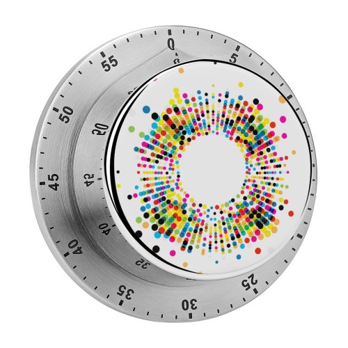 yanfind Timer  Motion Science Pixelated Data Craft Retro Defocused Elegance Entertainment Gradient Doodle 60 Minutes Mechanical Visual Timer