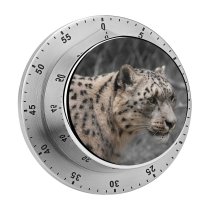 yanfind Timer William Warby Snow Leopard Wildlife Big Cat 60 Minutes Mechanical Visual Timer