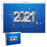 yanfind Picture Puzzle 2021 Year Happy Balloons Party 5K Family Game Intellectual Educational Game Jigsaw Puzzle Toy Set