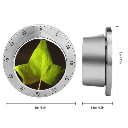 yanfind Timer Texture Leaf Plant Veins Veined Nervure Flower Tree Plane 60 Minutes Mechanical Visual Timer