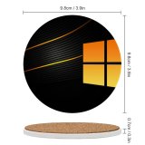 yanfind Ceramic Coasters (round) Technology Dark  Abstract Family Game Intellectual Educational Game Jigsaw Puzzle Toy Set