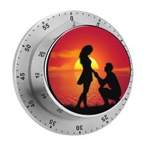 yanfind Timer Pete Linforth Love Couple Sunset Proposal Silhouette Romantic Lovers Together 60 Minutes Mechanical Visual Timer