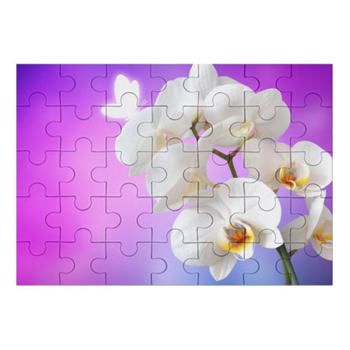 yanfind Picture Puzzle Orchids Family Game Intellectual Educational Game Jigsaw Puzzle Toy Set