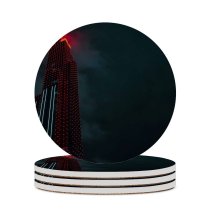 yanfind Ceramic Coasters (round) City Megalopole High Images Rise Megacity Night  Building Metropolis Wallpapers Architecture Family Game Intellectual Educational Game Jigsaw Puzzle Toy Set
