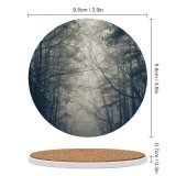 yanfind Ceramic Coasters (round) Grey Wallpapers Family Game Intellectual Educational Game Jigsaw Puzzle Toy Set