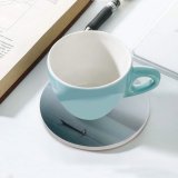 yanfind Ceramic Coasters (round) Atlantic Images Ocean Fog Mist Kids Wallpapers Boat Lake  Travel Tree Family Game Intellectual Educational Game Jigsaw Puzzle Toy Set