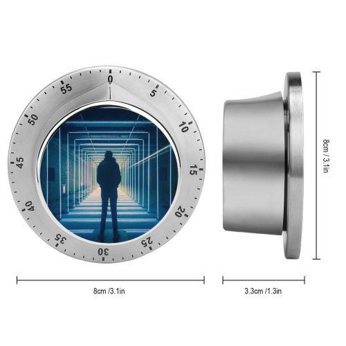 yanfind Timer Otto Berkeley Vanishing Point Lights Patterns Symmetrical Indoor 60 Minutes Mechanical Visual Timer