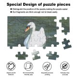 yanfind Picture Puzzle  Lake Park Sunlight Ripples Bird Ducks Geese Swans Beak Duck Waterfowl Family Game Intellectual Educational Game Jigsaw Puzzle Toy Set