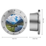 yanfind Timer Lowe Rehnberg Valley  Mountains Snow Covered Landscape  Scenery Clouds River 60 Minutes Mechanical Visual Timer