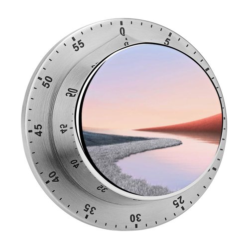 yanfind Timer Landscape Grass Field Lake Clear Sky Microsoft 60 Minutes Mechanical Visual Timer
