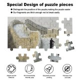 yanfind Picture Puzzle Chinese Seniors Ethnicities Indian Architecture Great UNESCO Tranquil Morning Heritage Pushing Senior Family Game Intellectual Educational Game Jigsaw Puzzle Toy Set