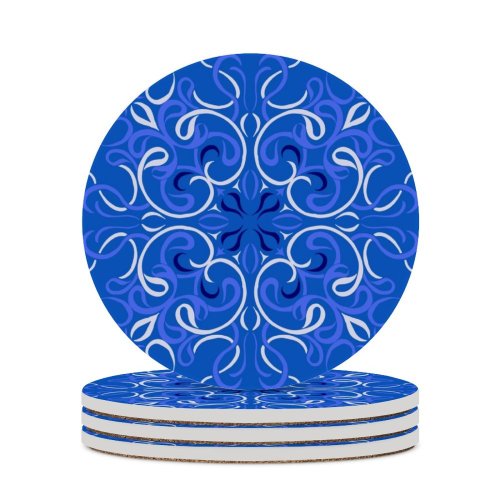 yanfind Ceramic Coasters (round) Spanish Portuguese Arabic Flooring Mexican Ceramics Flower Retro  Moroccan Curve Tradition Family Game Intellectual Educational Game Jigsaw Puzzle Toy Set