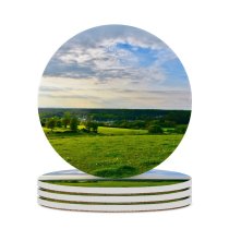 yanfind Ceramic Coasters (round) Images Land Grassland Grazing Grass Sky Wallpapers Meadow Plant Outdoors Chatillon Stock Family Game Intellectual Educational Game Jigsaw Puzzle Toy Set