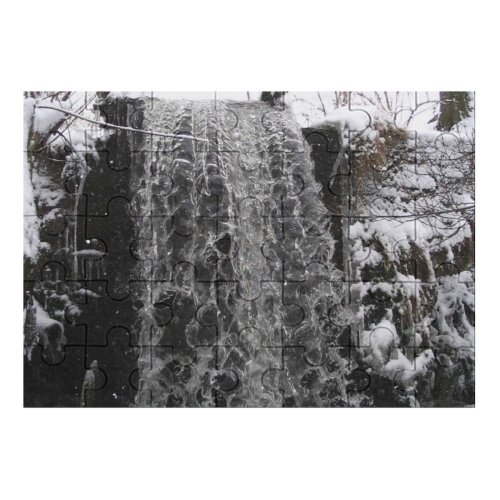 yanfind Picture Puzzle Waterfall Winter  Snow Freezing Tree Watercourse Resources Branch Family Game Intellectual Educational Game Jigsaw Puzzle Toy Set