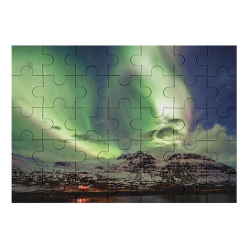 yanfind Picture Puzzle Dominic Kamp Northern Lights Aurora Borealis Iceland Family Game Intellectual Educational Game Jigsaw Puzzle Toy Set