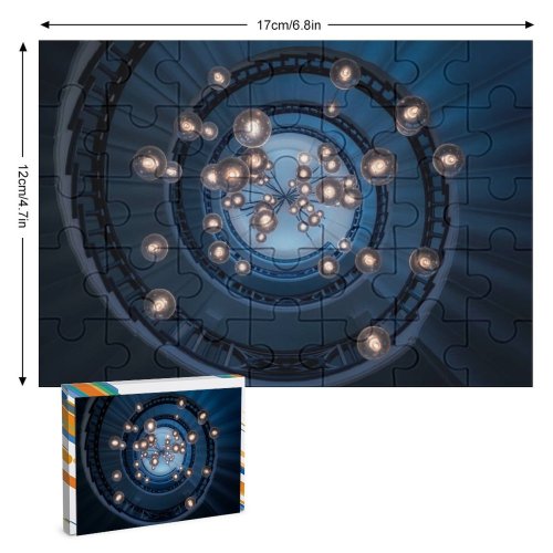 yanfind Picture Puzzle Otto Berkeley Spiral Staircase Look Lights Interior Family Game Intellectual Educational Game Jigsaw Puzzle Toy Set