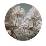 yanfind Ceramic Coasters (round) Images Frost India River Snow Wallpapers Wildlife Kerala Outdoors Tree Summer Coconut Family Game Intellectual Educational Game Jigsaw Puzzle Toy Set