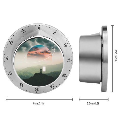 yanfind Timer Thiago Garcia Fantasy Alone Surreal Planet Landscape Dream 60 Minutes Mechanical Visual Timer