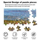 yanfind Picture Puzzle Rock Rocky Beach Sea Ocean Stone Wave Summer Coast Shore  Pool Family Game Intellectual Educational Game Jigsaw Puzzle Toy Set